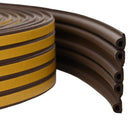 vidaXL Öntapadó ablak tömítés Barna 9 x 6 mm 100 m EPDM hab