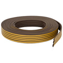 vidaXL Öntapadó ablak tömítés Barna 9 x 6 mm 100 m EPDM hab