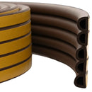 vidaXL Öntapadó ablak tömítés Barna 9 x 8 mm 25 m EPDM hab