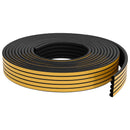 vidaXL Öntapadó ablak tömítés Fekete 14 x 12 mm 50 m EPDM hab