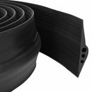 vidaXL Garázspadló tömítés Fekete 78 x 14 mm 1,5 m EPDM gumi