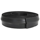 vidaXL Garázspadló tömítés Fekete 112 x 20 mm 1 m EPDM gumi
