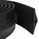 vidaXL Garázspadló tömítés Fekete 155 x 28 mm 4,5 m EPDM gumi
