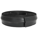 vidaXL Garázspadló tömítés Fekete 155 x 28 mm 6 m EPDM gumi