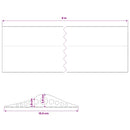 vidaXL Garázspadló tömítés Fekete 155 x 28 mm 8 m EPDM gumi