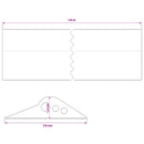 vidaXL Garázspadló tömítés Fekete 75 x 12 mm 1,5 m EPDM gumi