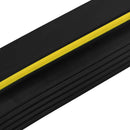 vidaXL Garázspadló tömítés Fekete és Sárga 12 x 90 mm 3,5 m PVC