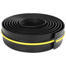 vidaXL Garázspadló tömítés Fekete és Sárga 12 x 90 mm 8 m PVC