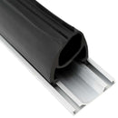vidaXL Garázs Ajtó Tömítés Fekete 41 x 33 mm 3,5 m PVC