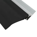 vidaXL Garázs Ajtó Tömítés Fekete 52 x 2 mm 4,5 m PVC