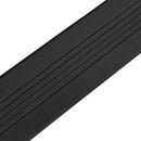 vidaXL Garázs Ajtó Tömítés Fekete 70 x 6 mm 3 m PVC