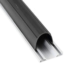 vidaXL Garázs Ajtó Tömítés Fekete 70 x 6 mm 3 m PVC