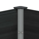 vidaXL Kerti magaságyás Fekete 300 x 100 x 54 cm