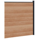 vidaXL Kerítés Készlet 175 x 186 cm WPC és Alumínium Barna