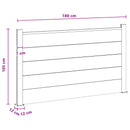 vidaXL Kerítés Készlet 180 x 105 cm WPC és Alumínium Barna