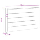 vidaXL Kerítés Készlet 175 x 105 cm WPC és Alumínium Fekete