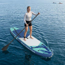 vidaXL Felfújható Álló Evező Deszka HYDROS 305 x 76 x 15 cm Türkiz