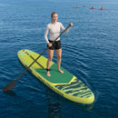 vidaXL Felfújható Álló Evezős Dekk POSEIDON 305 x 76 x 15 cm Zöld