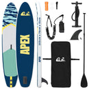 vidaXL Felfújható Álló Paddle Board APEX 305 x 76 x 15 cm Kék számára