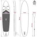 vidaXL Felfújható Álló Paddle Board APEX 305 x 76 x 15 cm Kék számára