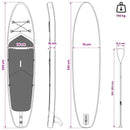vidaXL Felfújható Stand Up Paddle Board SCYLLA 335 x 76 x 15 cm Kék