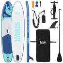vidaXL Felfújható Stand Up Paddle Board HYDROS 366 x 81 x 15 cm Türkiz