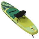 vidaXL SUP tábla ülőhellyel 2 az 1-ben POSEIDON 305 x 76 x 15 cm Zöld