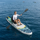 vidaXL SUP tábla ülőhellyel 2 az 1-ben APEX 305 x 76 x 15 cm Kék