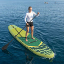vidaXL SUP tábla ülőhellyel 2 az 1-ben POSEIDON 335 x 76 x 15 cm Zöld
