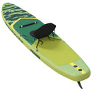 vidaXL SUP tábla ülőhellyel 2 az 1-ben POSEIDON 335 x 76 x 15 cm Zöld