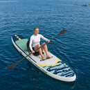 vidaXL SUP tábla ülőhellyel 2 az 1-ben APEX 335 x 76 x 15 cm Kék