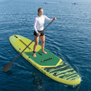 vidaXL SUP tábla ülőhellyel 2 az 1-ben POSEIDON 366 x 81 x 15 cm Zöld