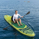 vidaXL SUP tábla ülőhellyel 2 az 1-ben POSEIDON 366 x 81 x 15 cm Zöld