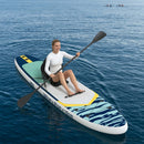 vidaXL SUP tábla ülőhellyel 2 az 1-ben APEX 366 x 81 x 15 cm Kék