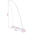 vidaXL SUP uszony 3,5 x 18 x 21,5 cm Nylon Fekete