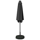 vidaXL Kerti napernyő LED világítással és talppal 270 x 270 cm