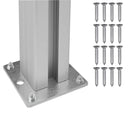 vidaXL Hulladék Gyűjtő Kerítés Barna 161 x 85 x 115 cm