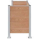 vidaXL Hulladék Gyűjtő Kerítés Barna 161 x 85 x 115 cm