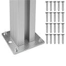 vidaXL Hulladék Gyűjtő Kerítés Barna 237 x 85 x 115 cm