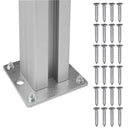 vidaXL Hulladék Gyűjtő Kerítés Barna 315 x 85 x 115 cm