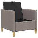 vidaXL Tárolós Kanapé Tópszínű 72 x 78 x 87 cm Poliészter