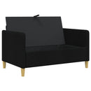 vidaXL Tárolós Kanapé Fekete 122 x 78 x 87 cm Poliészter