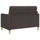 vidaXL Tárolós Kanapé Sötét Barna 122 x 78 x 87 cm Poliészter