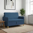 vidaXL Tárolós Kanapé Kék 122 x 78 x 87 cm Poliészter