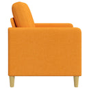 vidaXL Tárolós Kanapé Sötét sárga 122 x 78 x 87 cm Poliészter