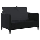 vidaXL Tárolós Kanapé Fekete 122 x 78 x 87 cm Poliészter