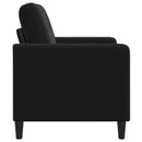 vidaXL Tárolós Kanapé Fekete 122 x 78 x 87 cm Poliészter