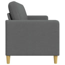 vidaXL Tárolós Kanapé Sötétszürke 152 x 78 x 87 cm Poliészter