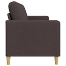 vidaXL Tárolós Kanapé Sötét Barna 152 x 78 x 87 cm Poliészter