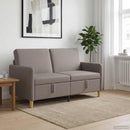 vidaXL Tárolós Kanapé Tópszínű 152 x 78 x 87 cm Poliészter